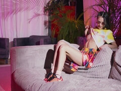 18, 素人, お尻, 茶髪の, Hd, オナニー, オッパイの, 濡れ