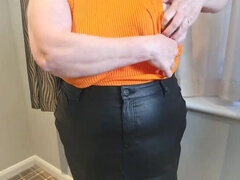 My Big Natural Tits Spill Out – Homemade Amateur Mature BBW Aunt
