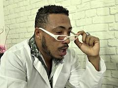 Anal, Collège université, Tir de sperme, Lunettes, Hd, Fille latino, Chevaucher, Professeur