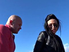 Sucer une bite, Tir de sperme, Faciale, Allemand, Monstre, De plein air, Adolescente