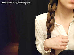 college college girl roleplay ASMR muddy talk handjob