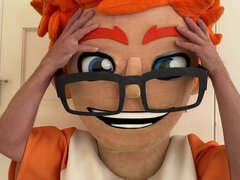 Vollbusig, Spermaladung, Schwanz, Handjob, Masturbation, Rasiert, Hintern versohlen, Tätowierung
