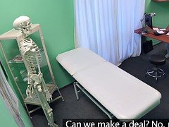 Doctor licks and fucks hairy patient