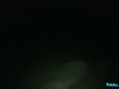 Amateur, Pareja, Corridas, Estilo perrito, Corridas faciales, Al aire libre, Pov, Público