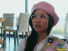 Asiático, Linda, Gafas, Sexo duro, Hd, Coño, Adolescente, Apretado