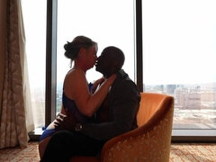 Interracial creampie for Knighted mature Juniper Wood after intense second-grunting orgasm