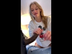Biz Super Hot-Wifey has 3 Way Joy in the Motel