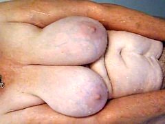 58yr old Granny in the shower