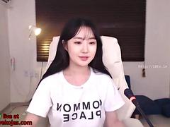 Amateur, Asiatique, Nana, Gros seins, Plantureuse, Coréenne, Masturbation, Solo