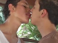 Mexican twinks Miguel and Juan have wild bareback sex