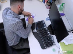 Lena Paul is the most fuckable office lady around who also likes to suck cocks