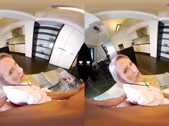 Blondine, Blasen, Schwanz, Hardcore, Milf, Pov, Realität, Stiefmutter