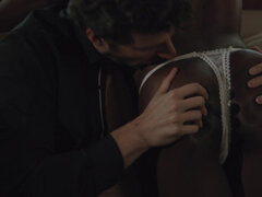 Amerikanisch, Arsch, Spermaladung, Aufs gesicht abspritzen, Küssen, Herrin, Überraschung, Nass