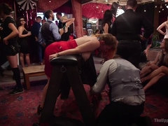 Bondage discipline sadomasochisme, Vrouw, Kokhalzen, Vernedering, Ruw, Slaaf, Spuiten, Trio