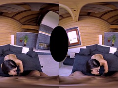 En tercera dimension, Chica, Tetas grandes, Morena, Sexo duro, Público, Realidad, Tetas