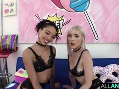 Anal, Ass licking, Black, Deepthroat, Ffm, Heels, Natural tits, Tits