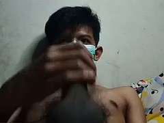 Asiatisch, Grosser schwanz, Schwarz, Blasen, Schwarz, Handjob, Masturbation, Jungendliche (18+)