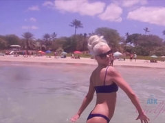 You take Elsa to play in the waves, and fuck in the car.