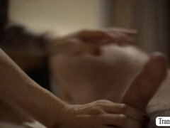 Latina Tgirl stepmom analed by her handsome stepson