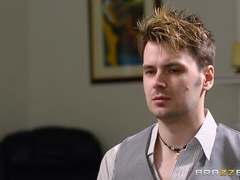 Grote mammen, Zwart, Blond, Lesbisch, Realiteit, Trio, Uniformpje