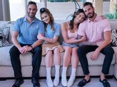 最高, お尻, フェラチオ, 茶髪の, グループ, オージー, 剃毛, ティーン