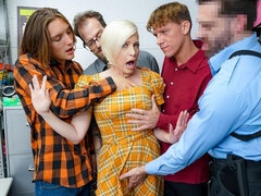 Grote kont, Grote lul, Blond, Pijpbeurt, Rondborstig, Hondjeshouding, Groepseks, Moeder die ik wil neuken