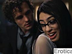 EROTICAX - Bubble Gum Brat Nina Pink Gets Bent Over  Fucked by Teachers Big Dick: Porn