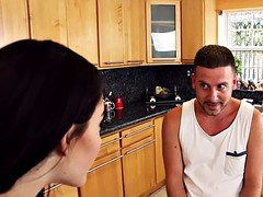 Big cock, Group, Teen, Threesome