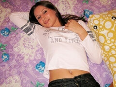 デカチン, 茶髪の, バック, はじめて, ハメ撮り, 剃毛, ティーン, オッパイの