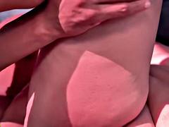 アナル, ぽっちゃり, フェラチオ, 車, お婆さん, Hd