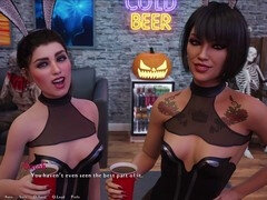 Steamy adventures in adult visual novel game with big titted babes and stunning gameplay