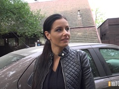 Busty hitchhiker likes to fuck