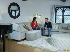 デカパイ, 茶髪の, 浮気者, カップル, ヨーロピアン, ヒール, ピアス, 妻