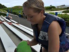 Two creampies for Cleo Vixen on your vacation