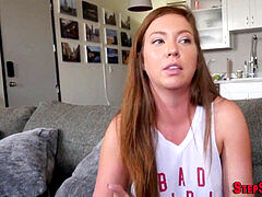 cool stepsister inhaling