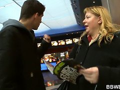 お尻, ぽっちゃり, 美人, ブロンド, フェラチオ, イマラチオ, デブ, 母