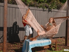 Slaapkamer, Seksspeelgoed, Sperma in gezicht, Interraciaal, Moeder die ik wil neuken, Doordringend, Roodharige vrouw, Bekijker