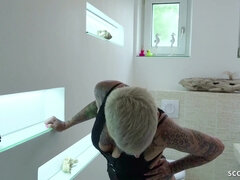 Anal, Queue, Allemand, Mère que j'aimerais baiser, Maman, Argent, Réalité, Tatouage