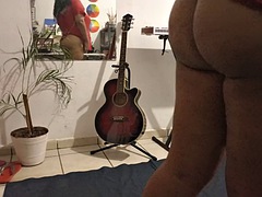 Spying on my chubby girlfriend