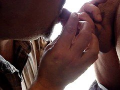 Silouette BJ and Swallowing Large Thick Load