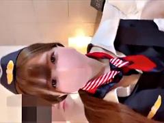 Cosplay Unauthorized creampie for a long haired beauty
