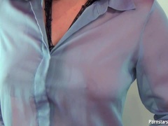 Sperma im mund, Spermaladung, Aufs gesicht abspritzen, Fingern, Lingerie, Masturbation, Pov, Nass