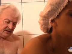 Cul, Gros cul, Noir ébène, Grandpère, Hard, Interracial, Chatte, Nénés