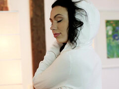 Morena, Hd, Masturbación, Tetas naturales, Bragas, Coño, Flaco, Solo