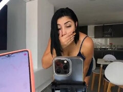 Latina, Masturbación, Orgasmo, Chorro, Juguetes, Vibrador
