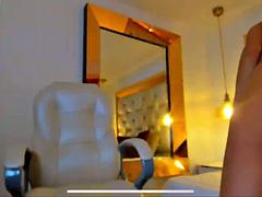 Big Ass Sammy rides dildo