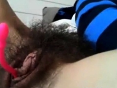 Amateur, Poilue, Masturbation, Pov, Solo, Jouets, Webcam