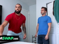 Busty StepMoms Vivianne DeSilva And Mandy Waters Ride Their StepSons And Make Them Cum - Foursome reality