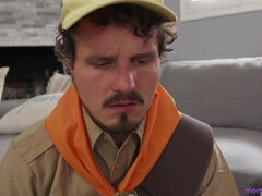 Grosser arsch, Grosse titten, Blasen, Spermaladung, Gruppe, Reif, Milf, Rotschopf