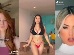 美女, デカ尻, フェラチオ, コンピレーション, イく瞬間, チン, 自家製, ティーン